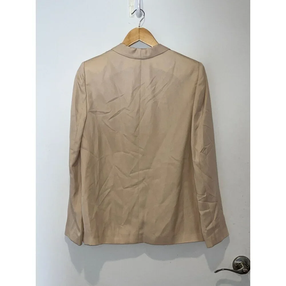 Alice + Olivia Womens Camel Blazer Size M